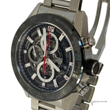 Tag Heuer Carrera 01 Chronograph Stainless Steel Watch Skeleton CAR2A1W-0 Pre-Owned