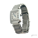 Cartier Tank Française 2384 20mm Stainless Steel White Dial Quartz Ladies Watch Pre-Owned | In-Store