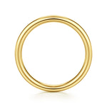 Gabriel & Co. 2.4mm 14K Yellow Gold Plain Wedding Band - view 2