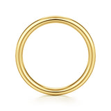 Gabriel & Co. 2.4mm 14K Yellow Gold Plain Wedding Band - view 2