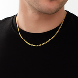 14K Gold 18" Link Chain Necklace – Solid Gold V-Link Chain | Classic Men's Fine Jewelry