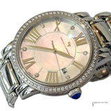 David Yurman Classic T716-M 38mm Mother of Pearl Diamond Bezel Stainless Steel Quartz Watch Pre-Owned