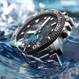 Tissot Seastar 1000 Quartz Chronograph Men's Watch - Green Dial - Ref. T120.417.11.091.01