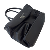 PRADA Nappa Sport Tote Black Pre-Owned