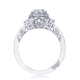 Tacori Dantela Oval 3-Stone Engagement Ring | In-Store