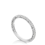 Tacori 269017B French Pave Diamond Wedding Band - Platinum or 18K White Gold, 3/4 Way