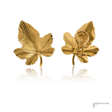 Tiffany & Co. 18KT Yellow Gold Leaf Clip-On Earrings