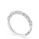 Tacori Sculpted Crescent Marquise Diamond Wedding Band