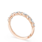 Tacori Sculpted Crescent Marquise Diamond Wedding Band