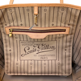 Louis Vuitton Neverfull MM Monogram Canvas brown & neutral Shoulder Bag Beige Interior Pre Owned