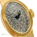 Vintage Longines Wittnauer 14K Yellow Gold Diamond Dial Watch |  In-Store