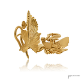 Tiffany & Co. 18KT Yellow Gold Leaf Clip-On Earrings