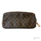 Louis Vuitton Neverfull MM Monogram Canvas brown & neutral Shoulder Bag Beige Interior Pre Owned