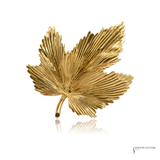 Tiffany & Co. 18KT Yellow Gold Leaf Brooch