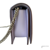 Alexander McQueen Story Book Calfskin Leather bag Lavender Pre-Owned