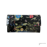 Gucci Flora by Chris Knight Black Floral Print Leather Long Wallet – Pre-Owned