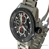 Tag Heuer Carrera 01 Chronograph Stainless Steel Watch Skeleton CAR2A1W-0 Pre-Owned