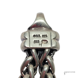 David Yurman Albion Double Wheat Chain Bracelet in Sterling Silver & 18K Yellow Gold with Black Onyx Pre-Owned