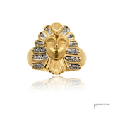 14KT Yellow Gold Diamond Pharaoh Ring