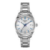 Tissot PR 100 Jungfraubahn 34mm Silver Dial Stainless Steel Watch