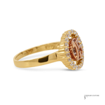 side of a Quinceañera Ring