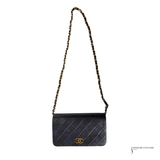 Vintage CHANEL 24k Gold Plated Mini Full Flap pre-Loved