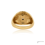 14KT & 10KT Two-Tone Diamond Masonic Ring