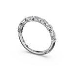 Tacori 422B Marquise Diamond Eternity Band - 14K White Gold, Half Way, 2.5mm