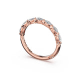 Tacori 422B Marquise Diamond Eternity Band - 18K Rose Gold, Half Way, 2.5mm