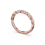 Tacori 422B Marquise Diamond Eternity Band - 14K Rose Gold, Half Way, 2.5mm