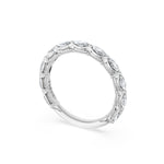 Tacori 422B Marquise Diamond Eternity Band - 14K White Gold, 3/4 Way, 2.5mm