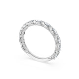 Tacori 422B Marquise Diamond Eternity Band - Platinum, 3/4 Way, 2.5mm