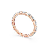 Tacori 422B Marquise Diamond Eternity Band - 14K Rose Gold, Full Eternity, 2.5mm