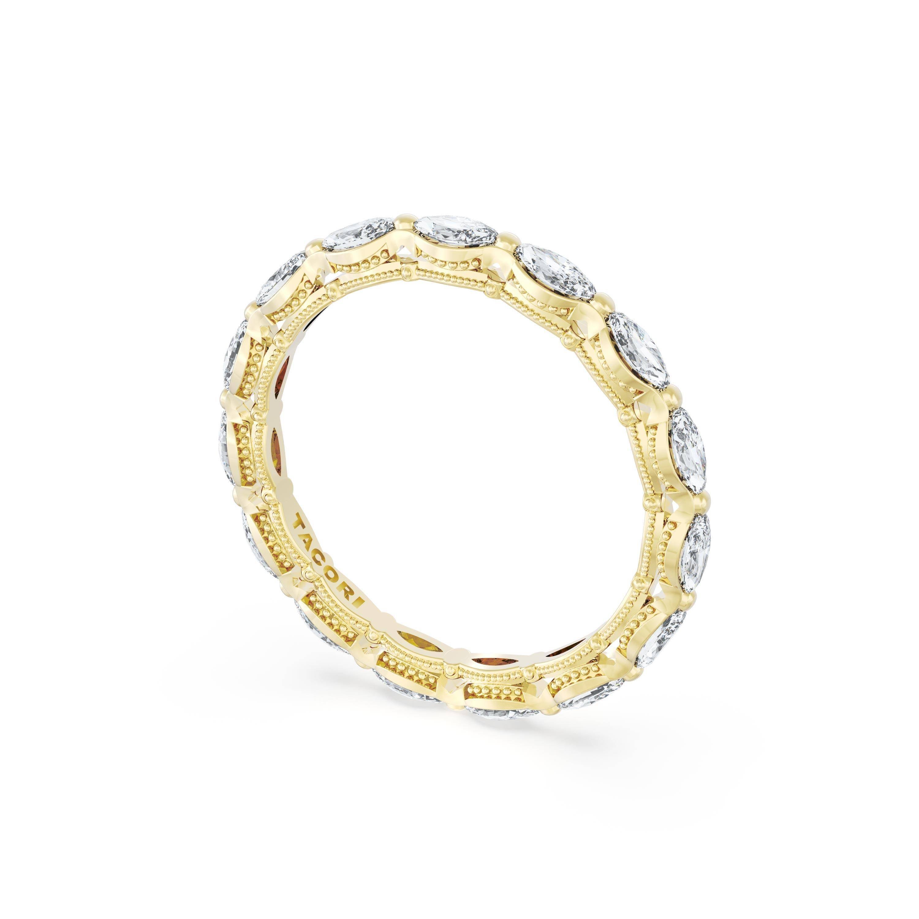 Tacori 422B Marquise Diamond Eternity Band - 18K Yellow Gold, Full Eternity, 2.5mm