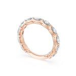 Tacori 422B Marquise Diamond Eternity Band - 18K Rose Gold, 3/4 Way, 2.8mm