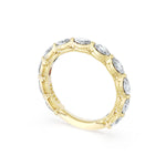 Tacori 422B Marquise Diamond Eternity Band - 14K Yellow Gold, 3/4 Way, 2.8mm