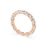 Tacori 422B Marquise Diamond Eternity Band - 18K Rose Gold, Full Eternity, 2.8mm