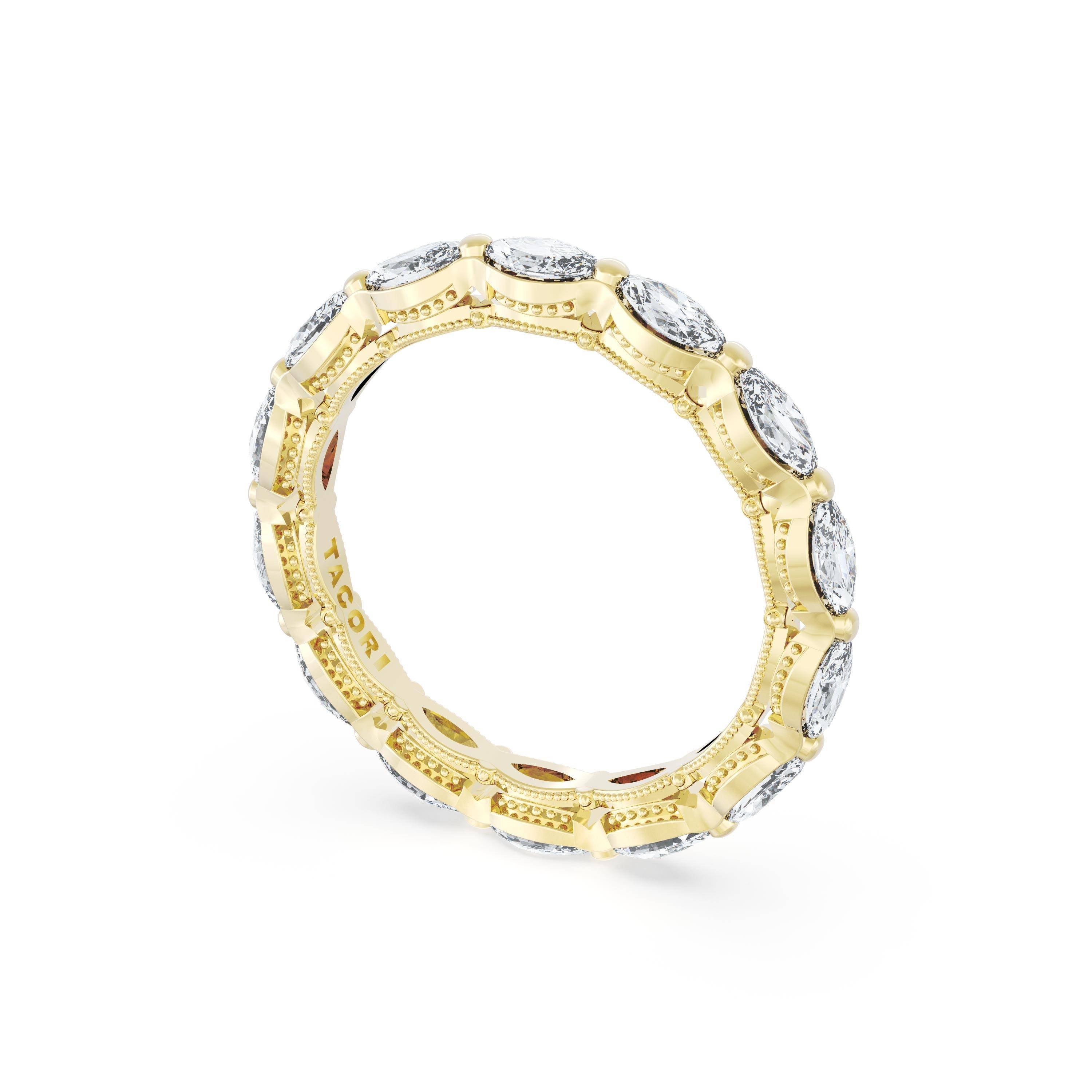 Tacori 422B Marquise Diamond Eternity Band - 14K Yellow Gold, Full Eternity, 2.8mm