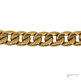 18K Yellow Gold Miami Cuban Link Chain Necklace 22" | 7.46mm