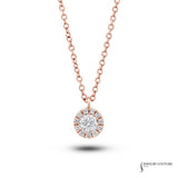 Think Pink - 14KT Rose Gold Diamond Pendant Necklace