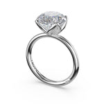 Tacori 445RD petal-prong solitaire engagement ring in platinum