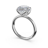 Tacori 445RD petal-prong solitaire engagement ring in platinum