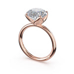 Tacori 445RD petal-prong solitaire engagement ring in 18K rose gold