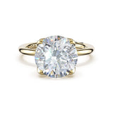 Tacori 445RD petal-prong solitaire, side profile