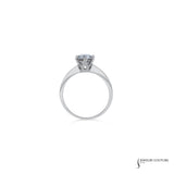 Hyssop - 14KT White Gold Lab Grown Solitaire Engagement Ring