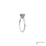 Hyssop - 14KT White Gold Lab Grown Solitaire Engagement Ring