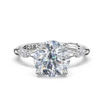 Tacori 464RD marquise pattern solitaire, side profile with hidden bloom