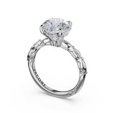 Tacori 464RD marquise pattern solitaire engagement ring in platinum
