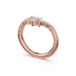 Tacori 479B Pear Contour Wedding Band - 14K Rose Gold