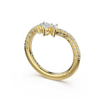 Tacori 479B Pear Contour Wedding Band - 14K Yellow Gold